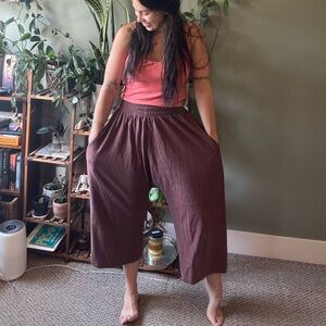 Conscious Clothing Weekend Pants in Russet